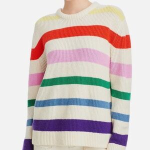 NWOT KULE The Alden Striped Wool/ Cashmere Sweater, Size Small